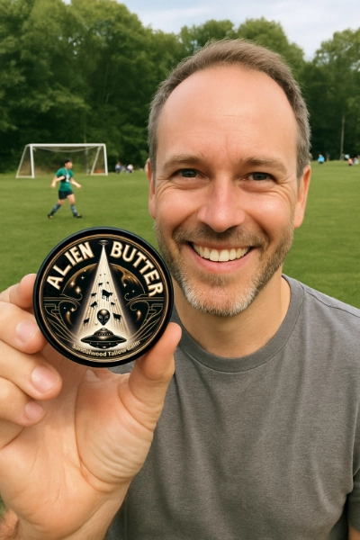 Eric loves his Alien Butter