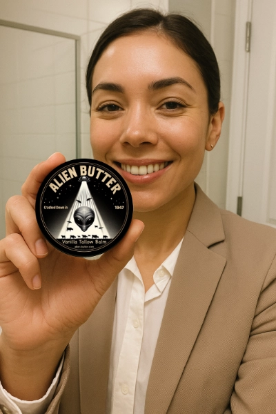 Gabby has youthful glowing skin thanks to Alien Butter