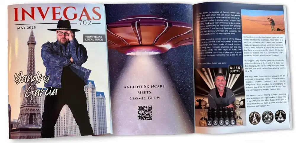 Alien Butter featured in invegas702 magazine